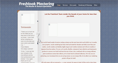 Desktop Screenshot of freshlookplastering.com